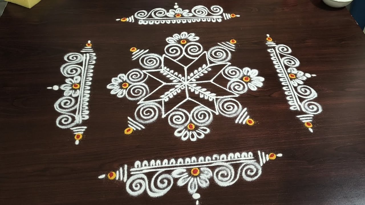 తెలుగింటి ముగ్గులు ll శుక్రవారం రోజు వేసే ముగ్గులు ll సాంప్రదాయ ముగ్గులు ll పండగ ముగ్గులు....