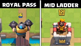 LVL 16 MEGA KNIGHT VS LVL 2 TRAINER 😳