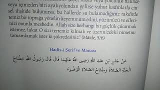 Din Görevlisiyle 365 Gün Kitabından / 1.Ders:abdest