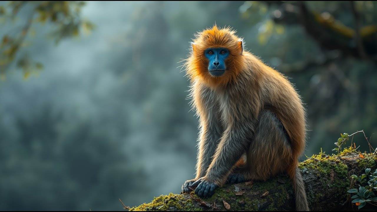 Golden Snub-Nosed Monkey – The Forest Jewel of China | Rare Beauty of the Mountains