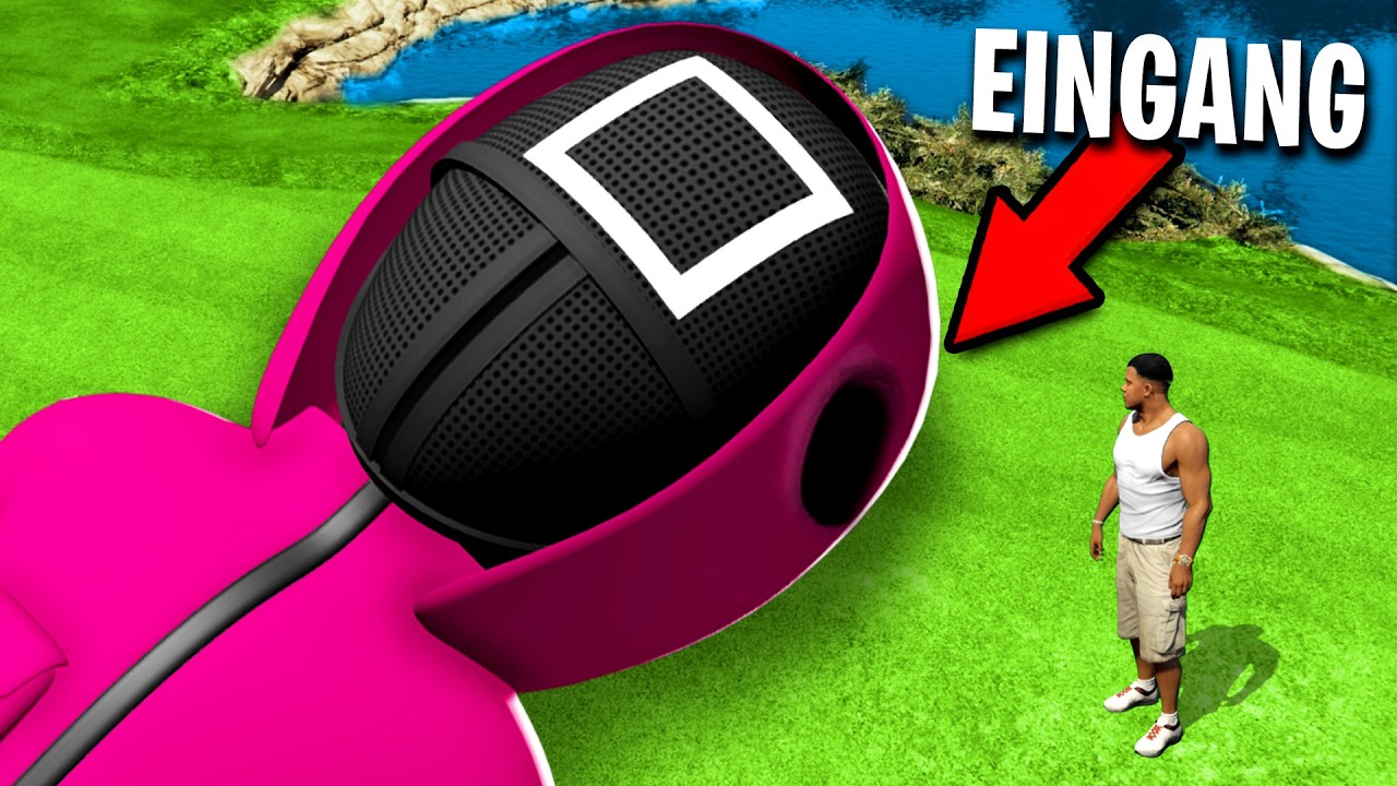 Was ist im KOPF vom SQUID GAME WÄCHTER drin in GTA 5?!⭕🔺🟥
