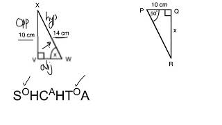 Right-angled trigonometry: selecting correct trig ratios