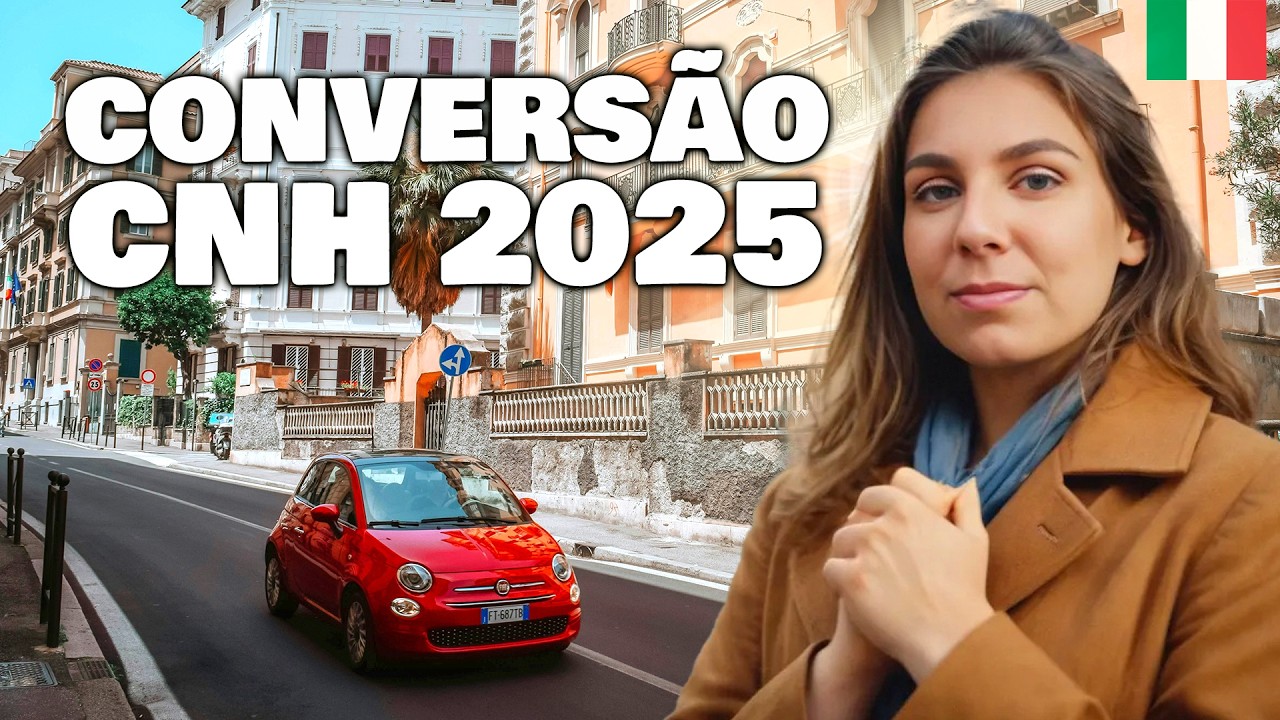 CONVERSÃO DE CNH BRASILEIRA EM PATENTE ITALIANA | NOVO ACORDO 2025