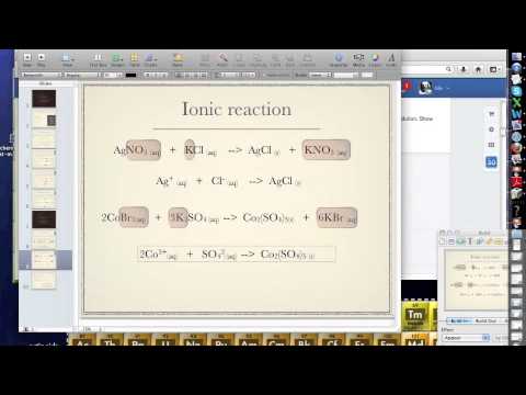 Thumbnail for VCE Chemistry Unit 2: Ionic equations (theory)