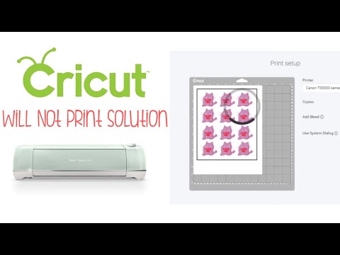 Why Is My Printer Not Printing From Cricut Design Space