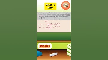 Class-7 IMO Sample Paper।Comparing Quantities।Percentage Question ‎‎@Mathemagical Duniya #class7