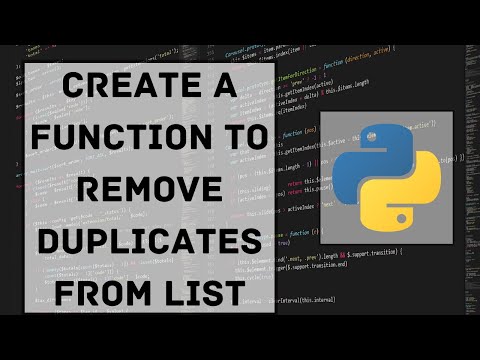 Removing Duplicates from a List With a For Loop, Absolute Beginner Python, For Loop and Append