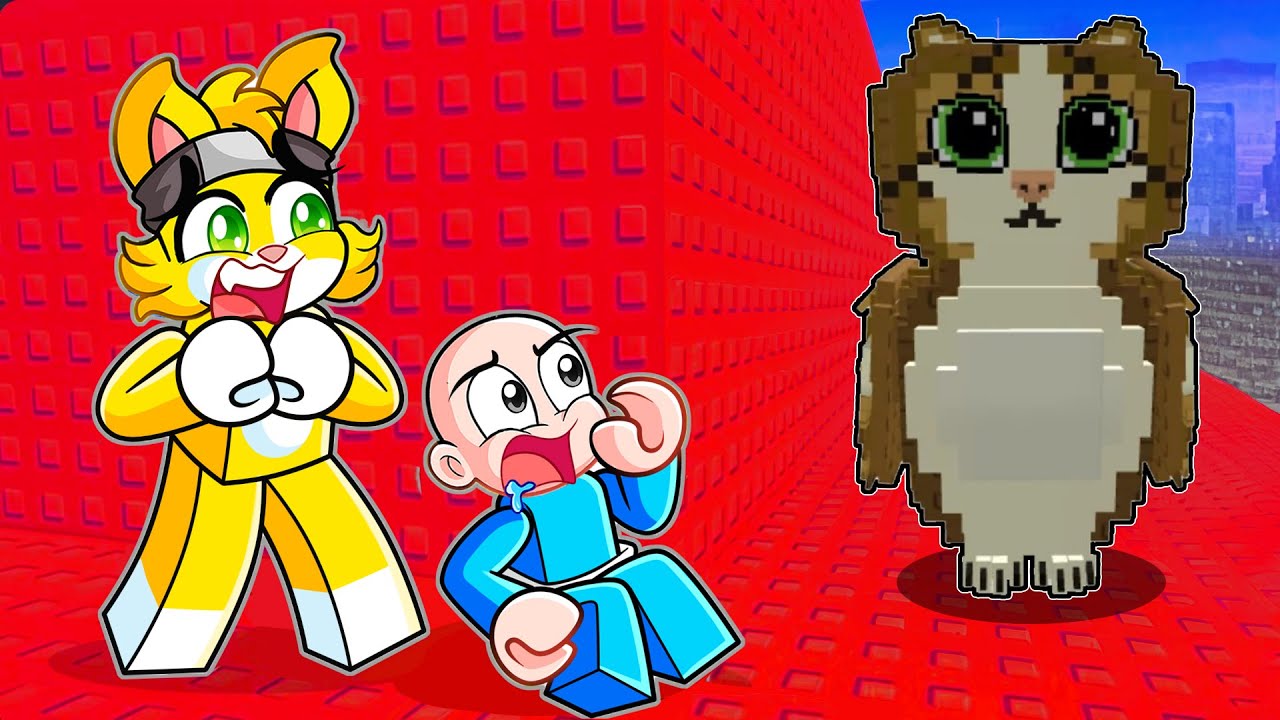 ¡JUGAMOS la TORRE TROLL de MEOWL en Roblox!