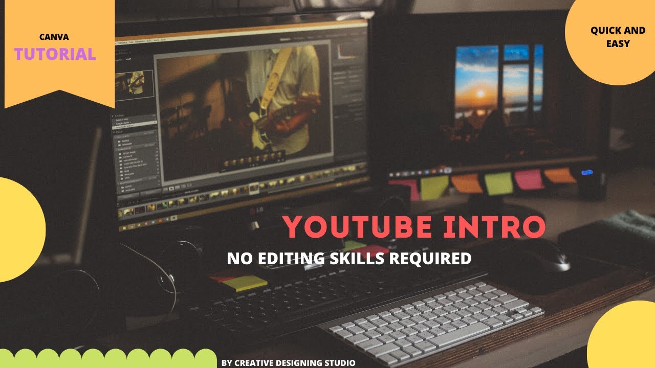 How to Create Youtube intro in canva(Freetemplate)2020:Quick Tutorial ...