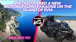 We discovered a new motorcycling paradise on the island of Evia