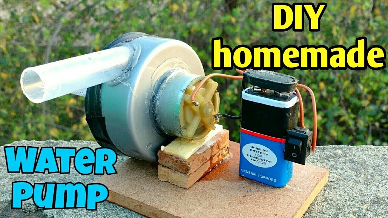 DIY How to Make Water pump home made YouTube