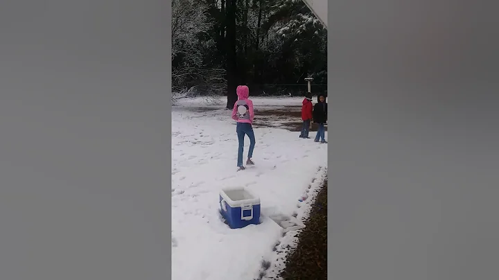 Snow day in Louisiana 2017