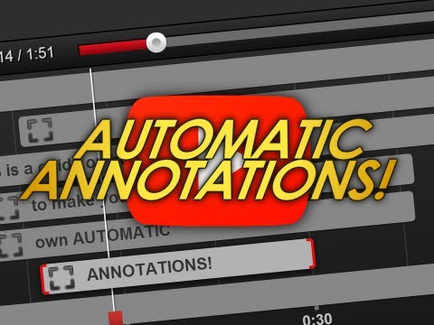 Como criar anotações automáticas do YouTube