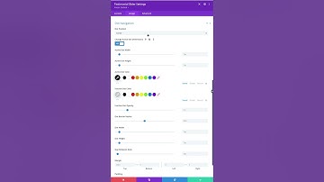 "Dot Navigation" Design Tab Settings For Divi Testimonial Slider