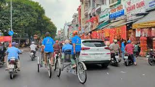 Rickshaw Ride Through Saigon China Town
