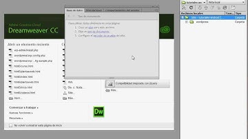 tutorial dreamweaver cc - activa el panel de bases de datos , comportamientos de servidor
