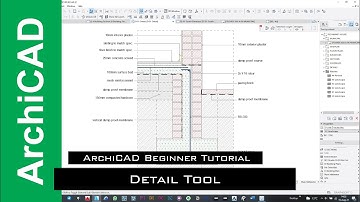 ArchiCAD Begginer Tutorial | Detail Tool