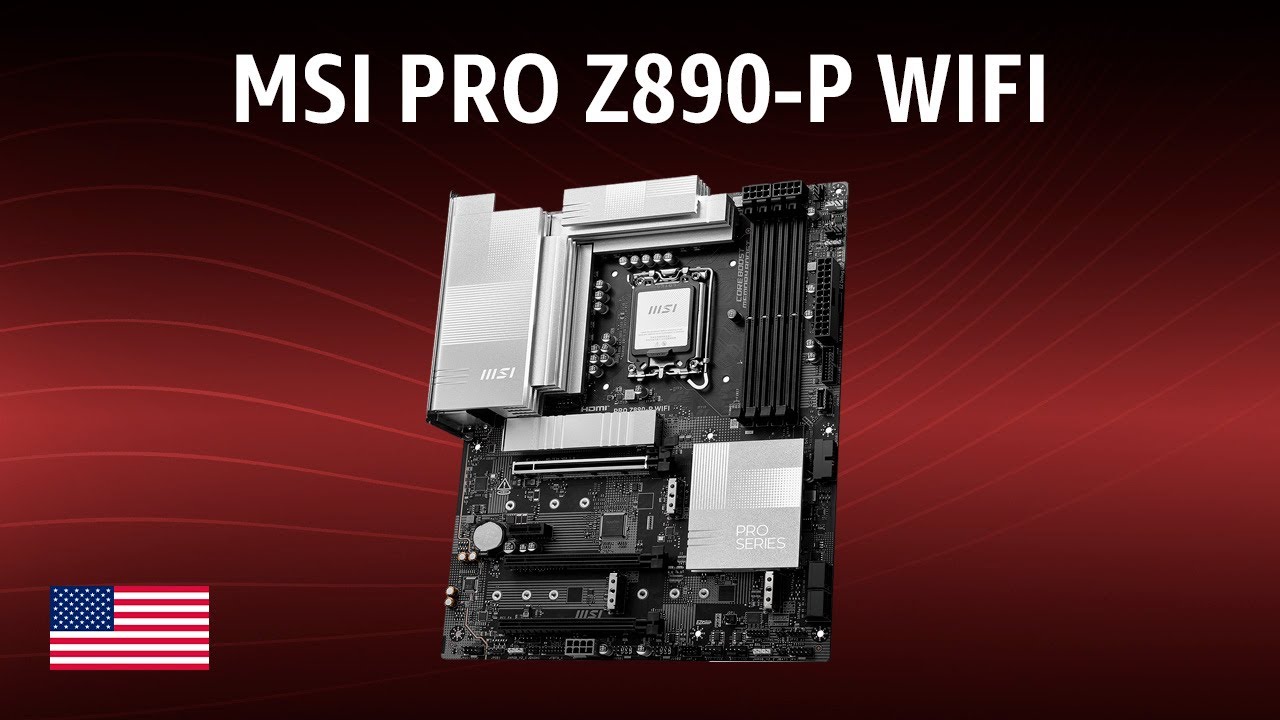 Motherboard MSI PRO Z890-P WIFI REVIEW - YouTube