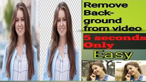 Video Background remove single click | change video background without green screen | Unscreen