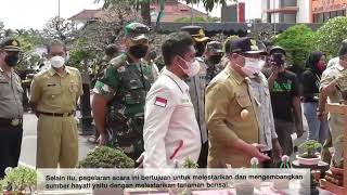 bupati tulungagung buka pameran dan kontes bonsai nasional di gor lembu peteng tulungagung