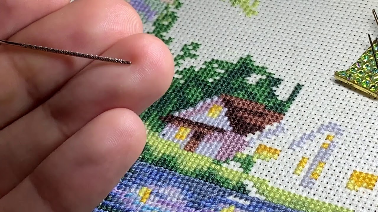 70. FLOSS TUBE! Stitch with me. Lanarte. Needlepoint YouTube