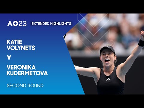 Katie volynets v veronika kudermetova extended highlights | australian open 2023 second round