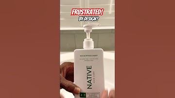 How to Open the NATIVE Shampoo Pump #shorts #Native #haircare