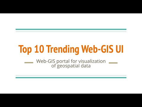 Top 10 webGIS 2021 | GeoDev