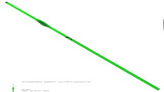 Lamb wave propagation throughout a composite beam