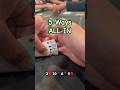 Would you all in open ended 5 ways??