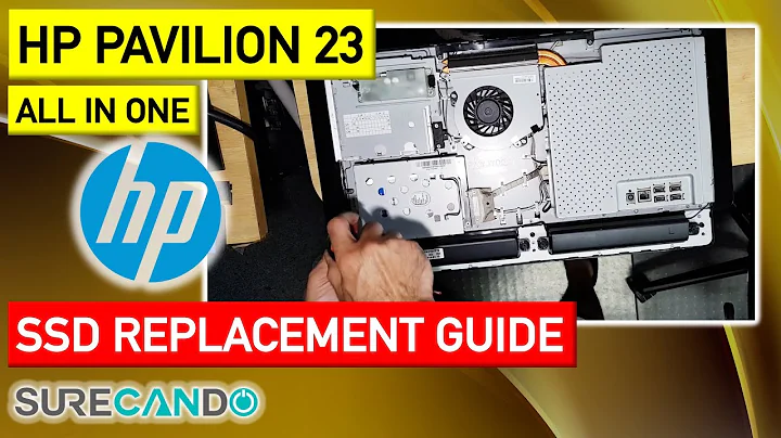 HP Pavilion 23 All in One SSD Hard Drive Replacement Guide