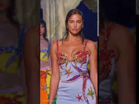 Irina Shayk walks