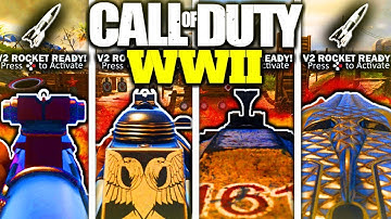 V2 Rocket With Every Gun in Call of Duty WW2 (World