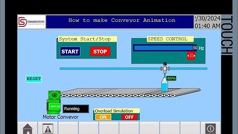 Bottle Filling Movement Animation Using TP900 Comfort and PLC S7 1500 in TIA Portal V17 | Trailer