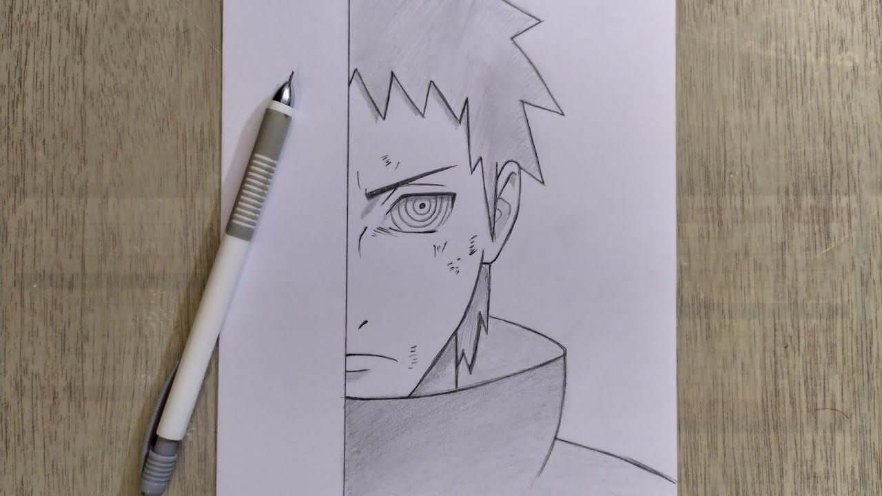 Dibujos de obito uchiha