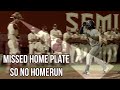 Home run gets taken away because he missed home plate a breakdown