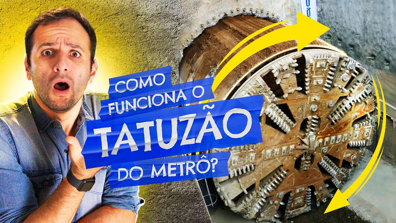 COMO FUNCIONA o TATUZÃO do metrô?