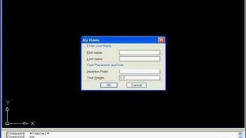 Free AutoCAD Tutorial - How to create AutoLisp with Dialog Box 5/8 - AutoCAD All Version