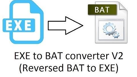 Batch Programming  Lesson 5 Convert  BAT to  EXE