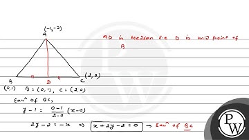 Find the equation of the side \( B C \) of the triangle \( A B C \)...