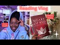 Heart of Red Blood of Blue| spoiler free reading vlog, reading a five star and a DNF 🦄🤣👀💜