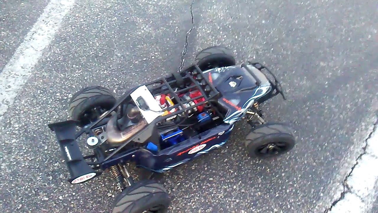 Obr Racing Redcat OBR SS powered RedCat Chimera 1/5..1/4 throttle Break-in video - YouTube