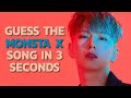 GUESS THE MONSTA X SONG IN 3 SECONDS | KPOP GAME