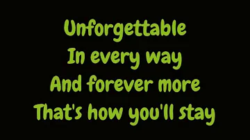 Nat King Cole - Unforgettable (Lyrics HD)