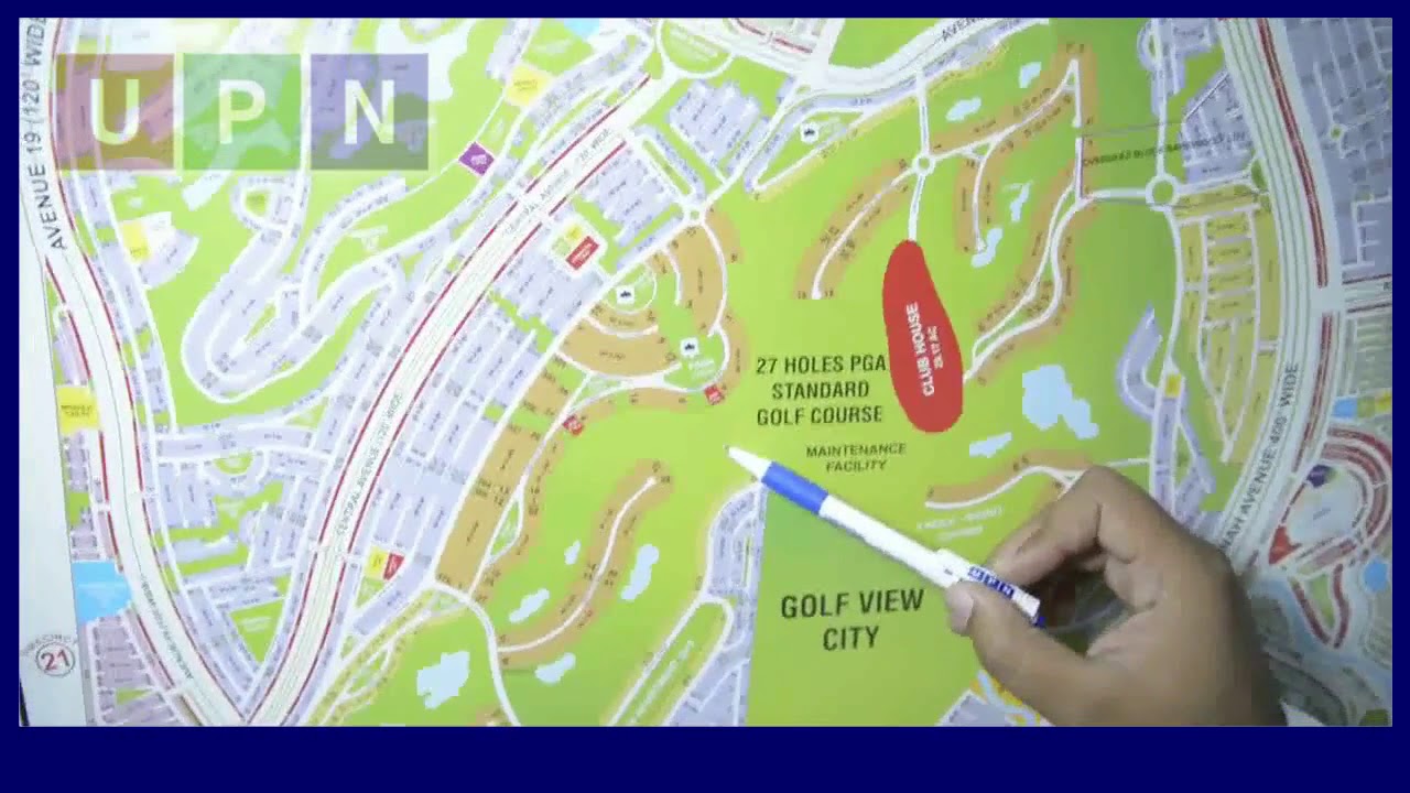 Bahria Golf City Karachi Map Explained YouTube