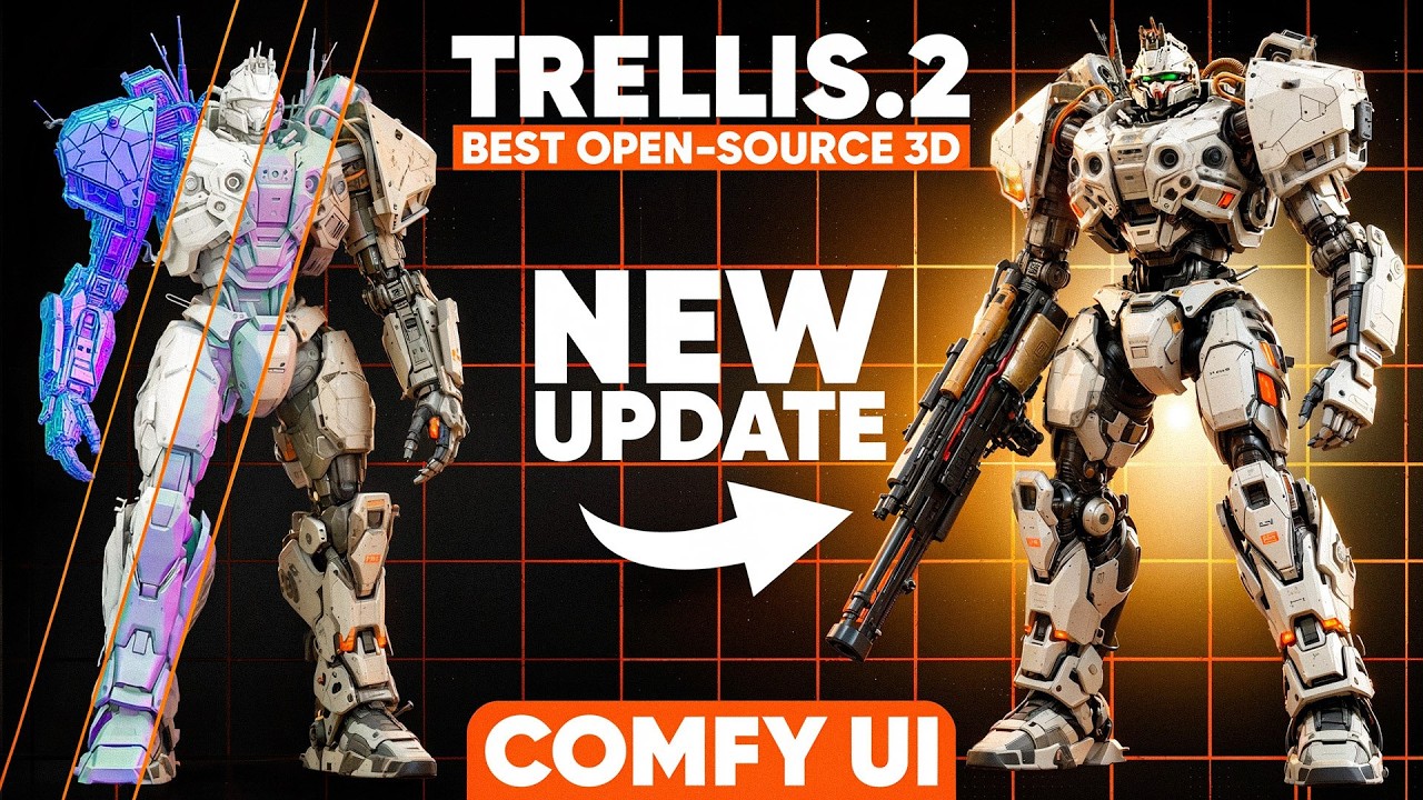 ComyUI Trellis2 is now BETTER Than Ever Before! (FREE 3D AI)
