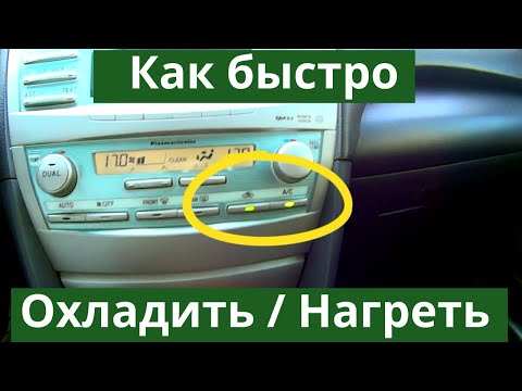 Как быстро охладить или нагреть салон авто. Рециркуляция воздуха