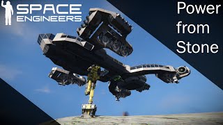 Space Engineers :: Power from Stone!