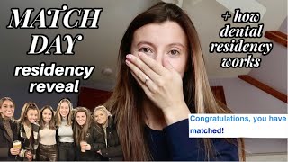 MATCH DAY VLOG: Dental residency match results + Q&A of how the process works