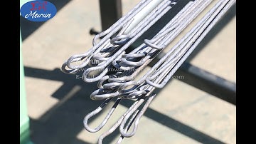 Quick Link Cotton Baling Wire With Single/Double Loops/Bale tie wire making machine